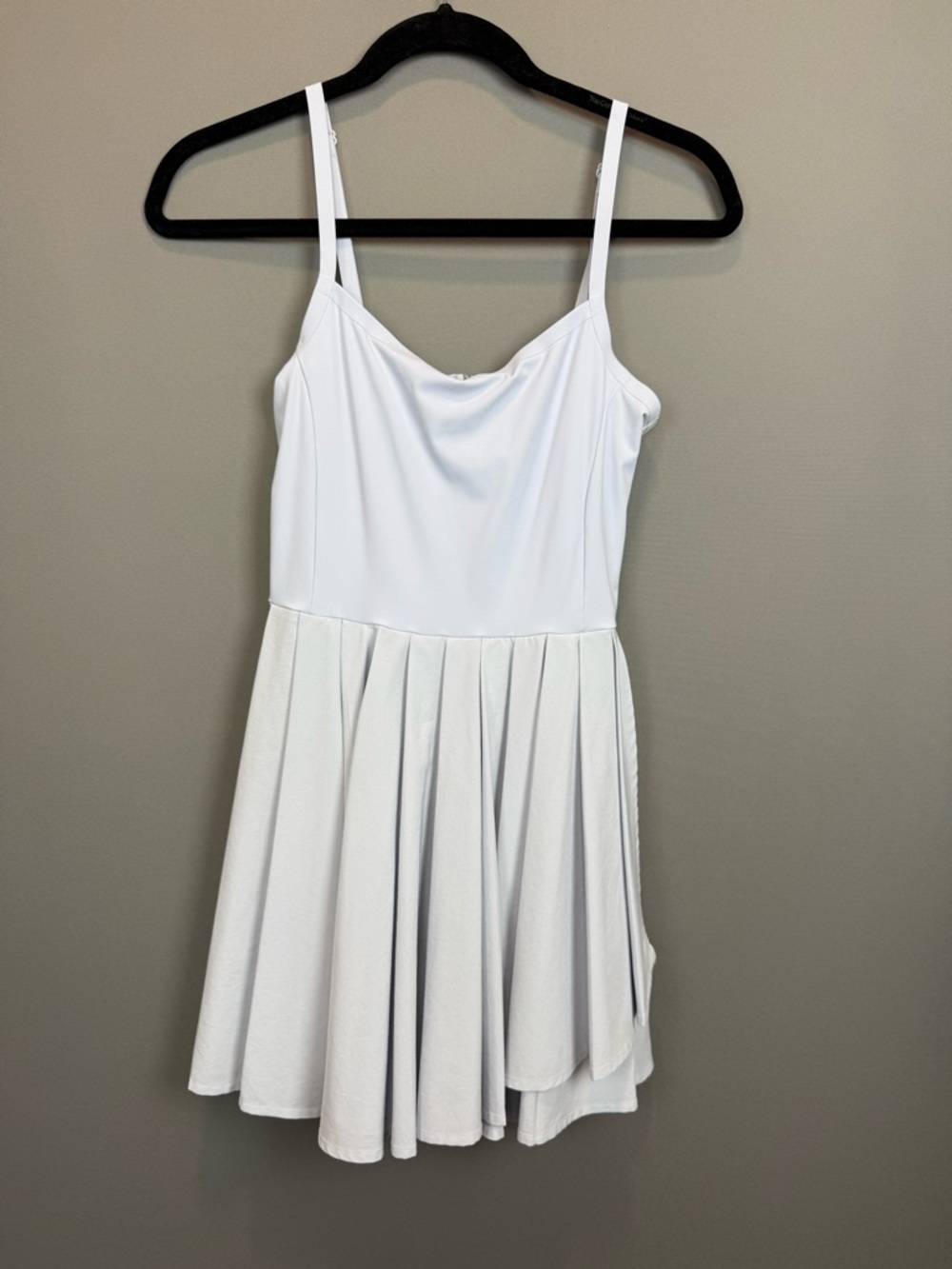 Outdoor Voices Pale Blue Exercise Dress with pleats